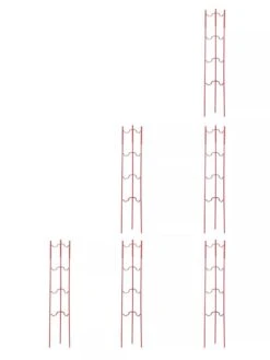 Stacking Tomato Ladders, Set Of 6 -Garden Tools Sales 40309 Red stacking tomato ladders set of 6 red tif
