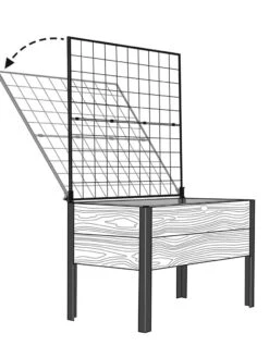 Space-Maker Pivoting Trellis, 4' -Garden Tools Sales 8590247 001 tif