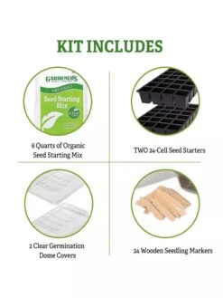 Organic GrowEase Seed Starting Success Kit -Garden Tools Sales 8592393 4