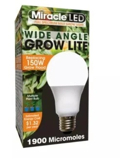 Miracle LED Corded 4-Socket Grow Light Kit With Bulbs, Full Spectrum And Red -Garden Tools Sales 8599032 02V tif
