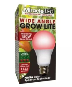 Miracle LED Corded 4-Socket Grow Light Kit With Bulbs, Full Spectrum And Red -Garden Tools Sales 8599032 03V tif