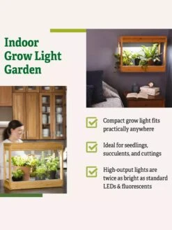 Bamboo Mini LED Grow Light Garden 17 Bamboo Mini LED Grow Light Garden -Garden Tools Sales 8599624 04