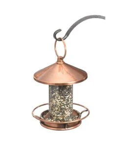 Classic Perch Bird Feeder With Copper Finish 5 Classic Perch Bird Feeder With Copper Finish -Garden Tools Sales 8600195 02v