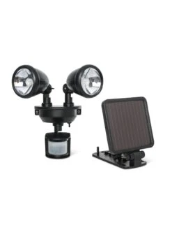 MAXSA®Solar Dual Head LED Motion Activated Light