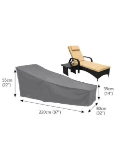 Bosmere Large Sunbed Waterproof Cover -Garden Tools Sales 8608855 02v