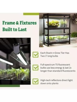 Stack-n-Grow Lights - 2-Tier System 16 Stack-n-Grow Lights - 2-Tier System -Garden Tools Sales 8608905 7
