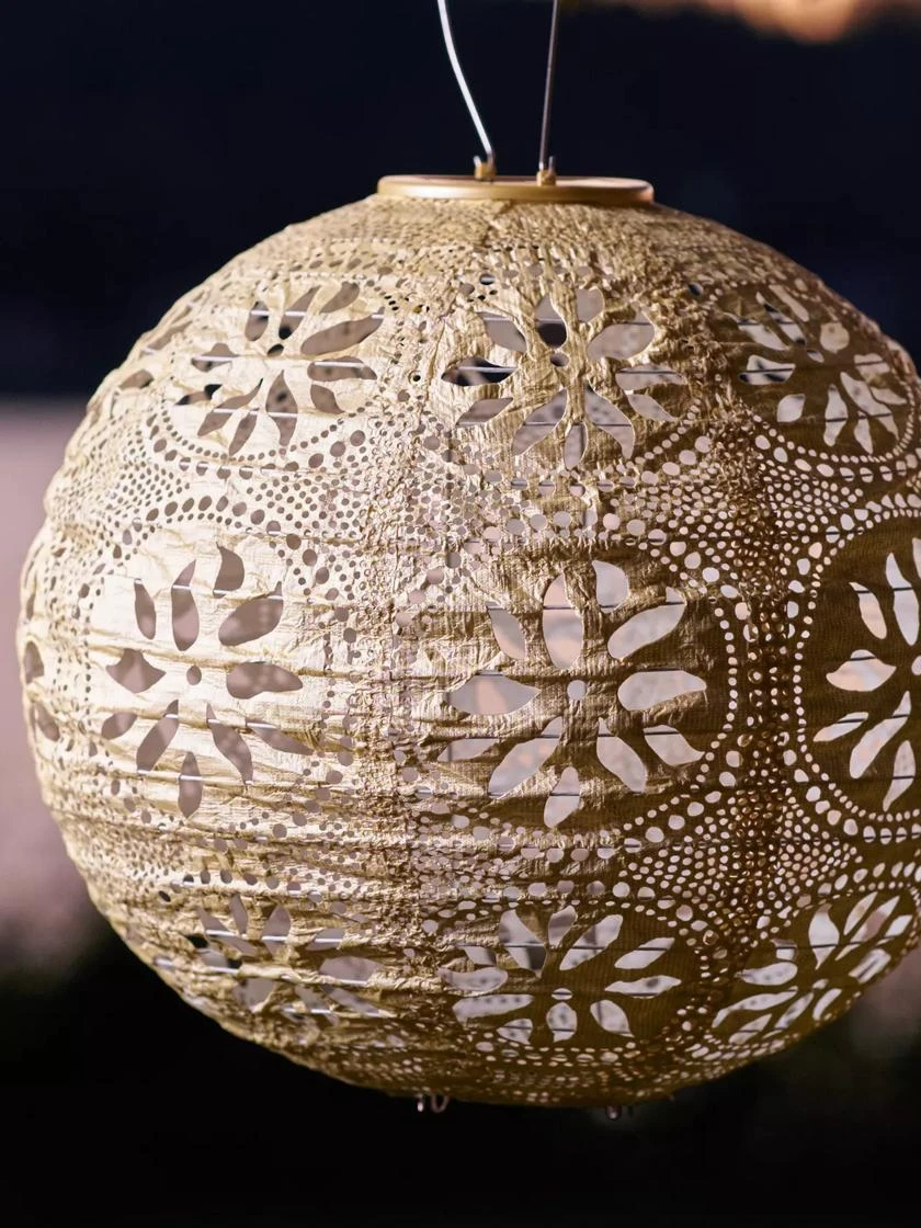 Soji Stella Boho Globe Lantern 2 Soji Stella Boho Globe Lantern - Image 2