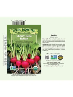 Cherry Belle Radish Organic Seeds -Garden Tools Sales 8610352 01v