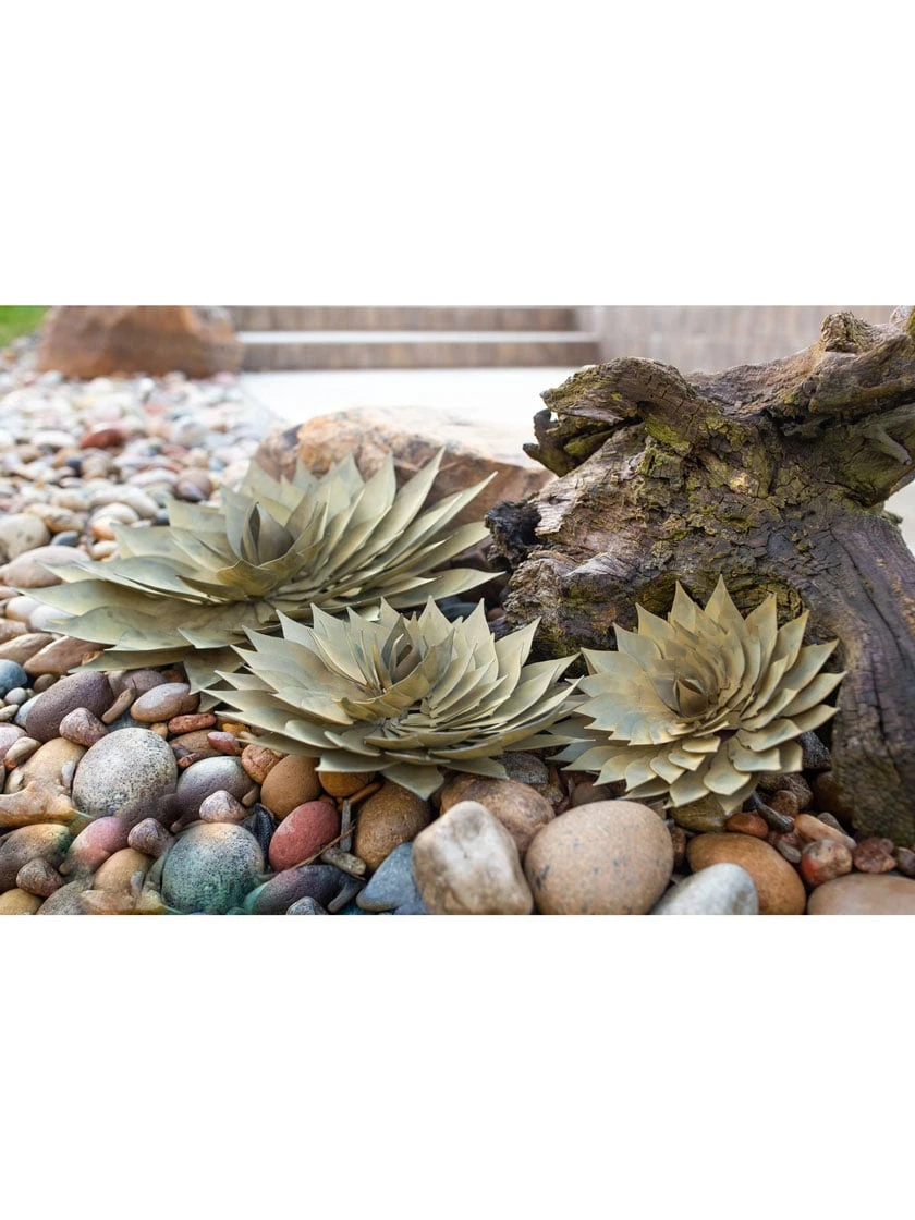 Desert Steel Spiral Aloe Sculpture 2 Desert Steel Spiral Aloe Sculpture - Image 2