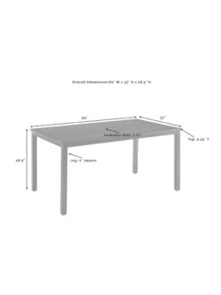 Crosley Kaplan 5Pc Outdoor Dining Set With Swivel Chairs -Garden Tools Sales 8611955 10v