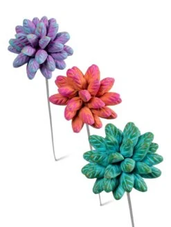 Dahlia Flower Garden Stakes Set 7 Dahlia Flower Garden Stakes Set -Garden Tools Sales 8612055 5955 tif