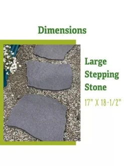 Recycled Rubber Flagstone Stepping Stone -Garden Tools Sales 8612235 1