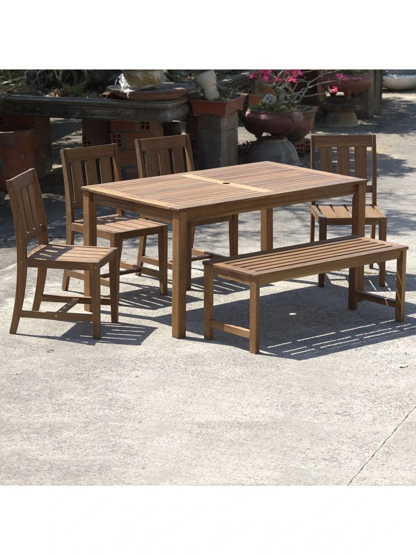 Fontana 6 Pc Outdoor Dining Set 2 Fontana 6 Pc Outdoor Dining Set - Image 2
