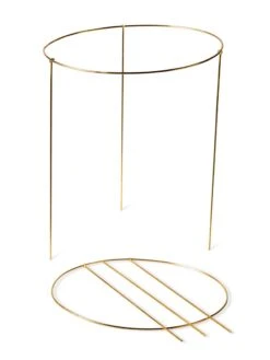 Brass Plated Grow Throughs, Set Of 2 -Garden Tools Sales 8612661 191