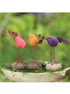 Birds On Stones Set -Garden Tools Sales 8613371 01V 3 4