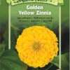 Golden Yellow Zinnia Organic Seeds